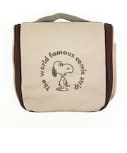 スヌーピー 撥水吊下げポーチ (ブラウン) トラベル用品 SNOOPY