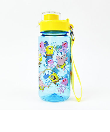 スポンジボブ ドリンクボトル(M) (ブルー) 水筒 ランチ