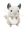吉徳のぬいぐるみ チンチラ グレー