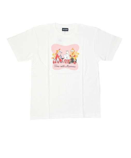 ムーミン Mamma Tシャツ(M) ホワイト アパレル MOOMIN