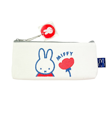 ミッフィー miffy 帆布ペンポーチ ホワイト