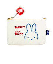 ミッフィー miffy 帆布ポーチ ホワイト