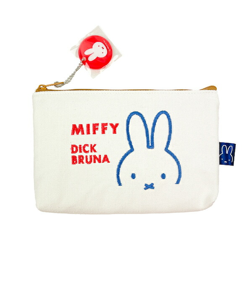 ミッフィー miffy 帆布ポーチ ホワイト