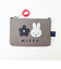 ミッフィー miffy 帆布ポーチ グレー