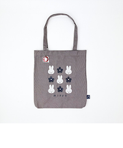 ミッフィー miffy 帆布トートバッグ グレー