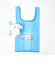 サンリオ シナモロール ぬいぐるみエコバッグ スタンダード バッグ マスコット カラビナ付