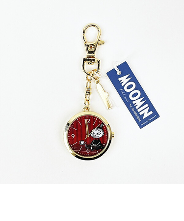 ムーミン リトルミイ チャーム付きキーチェーンウォッチ(レッド) 時計 MOOMIN