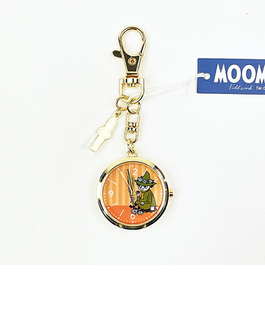 ムーミン チャーム付き キーチェーンウォッチ スナフキン 時計 キーホルダー  MOOMIN