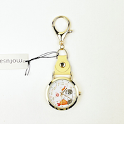 モフサンド 水彩ドットキーチェーンウォッチ えびにゃん 時計 キーホルダー mofusand