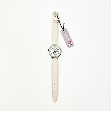 スヌーピー フライングウォッチ ホワイト 時計