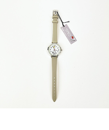 スヌーピー フライングウォッチ グレー 時計