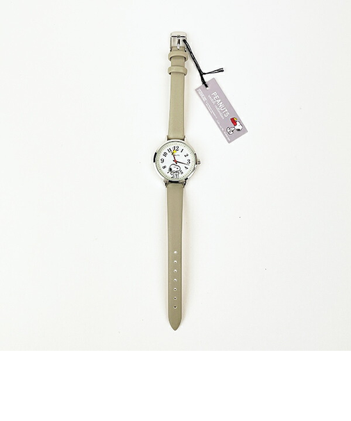 スヌーピー フライングウォッチ グレー 時計