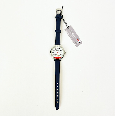 スヌーピー フライングウォッチ ネイビー 時計