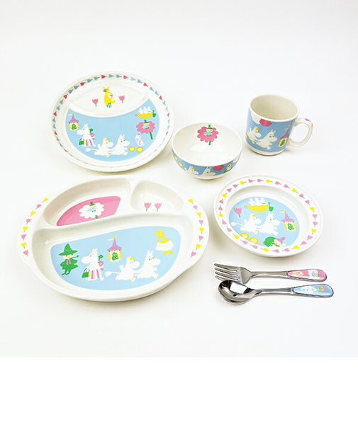 ムーミン 7ピースセット ベビー キッズ キッチン 食器 MOOMIN