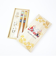 ムーミン 木箱入りペア箸セット Time with Mamma キッチン MOOMIN