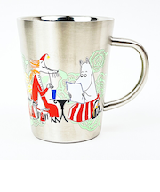 ムーミン 二重マグ Time with Mamma グリーン キッチン マグカップ MOOMIN