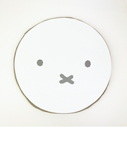 ミッフィー miffy カーシートクッション ホワイト カー用品