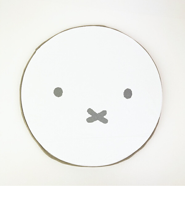 ミッフィー miffy カーシートクッション ホワイト カー用品