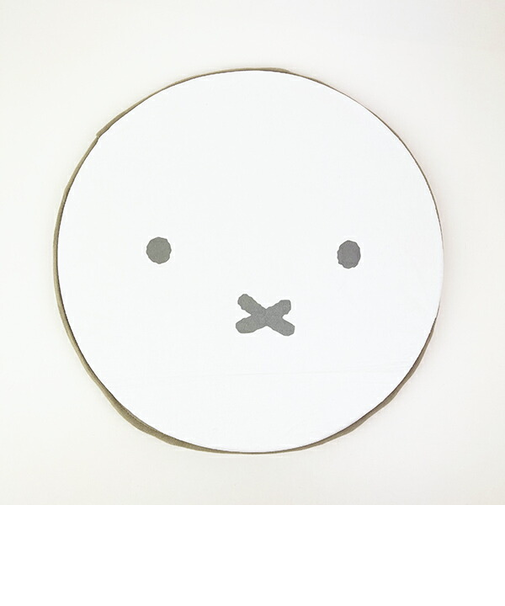 ミッフィー miffy カーシートクッション ホワイト カー用品