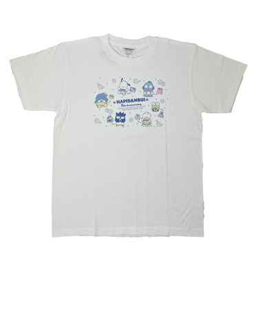 サンリオ はぴだんぶい 5th はらまき Tシャツ(M) ホワイト Sanrio アパレル