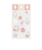 ミッフィー miffy シール イエロー フラワーシリーズ ステッカー 文具 日本製