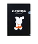 ミッフィー miffy 70th ナインチェ A4クリアファイル ブラック 文具 日本製