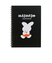 ミッフィー miffy 70th ナインチェ A5リングノート ブラック 文具 日本製