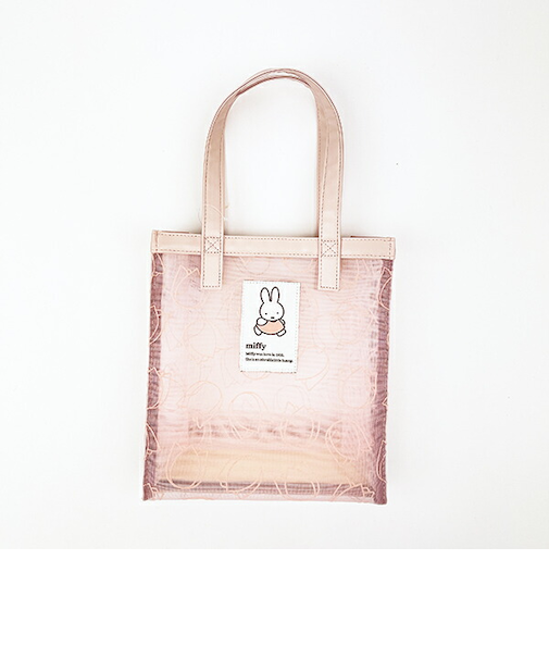 ミッフィー miffy トートバッグ ピンク フラワーシリーズ