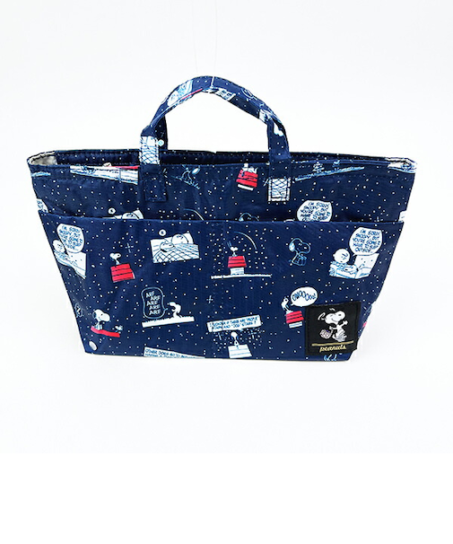 スヌーピー ナイト＆スリープネイビー バッグインバッグ ランチ用品 SNOOPY
