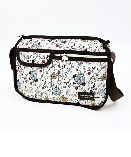 スヌーピー フラワーベージュ ショルダーバッグ SNOOPY