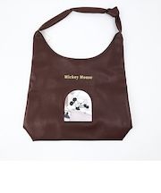 ディズニー ミッキーマウス ワンショルダーレイヤーデザイントートバッグ ブラウン ACCOMMODE アコモデ Disney