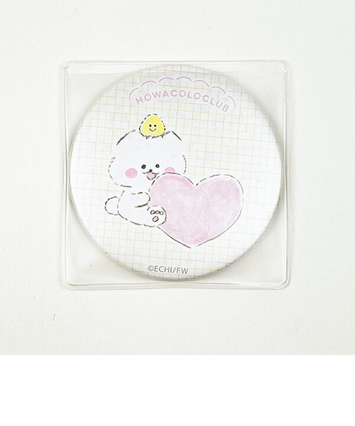 ほわころくらぶ ミラー ハート ほわころちゃん 鏡 ホワイト