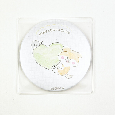 ほわころくらぶ ミラー ハート しばころちゃん 鏡 ホワイト