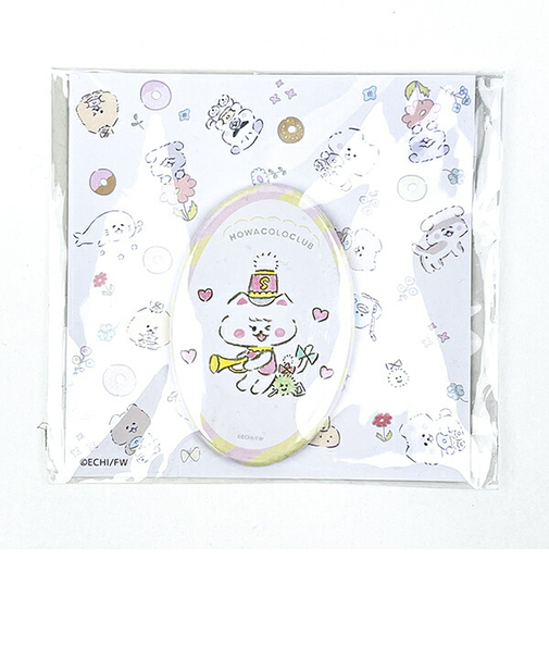 ほわころくらぶ マグネット しろころんちゃん ホワイト インテリア