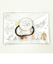 ほわころくらぶ ヘアポニー ほわころちゃん ハート ライトピンク ヘアゴム アクセサリー