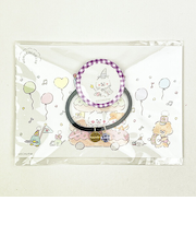 ほわころくらぶ ヘアポニー ほわころちゃん 魔女 パープル ヘアゴム アクセサリー