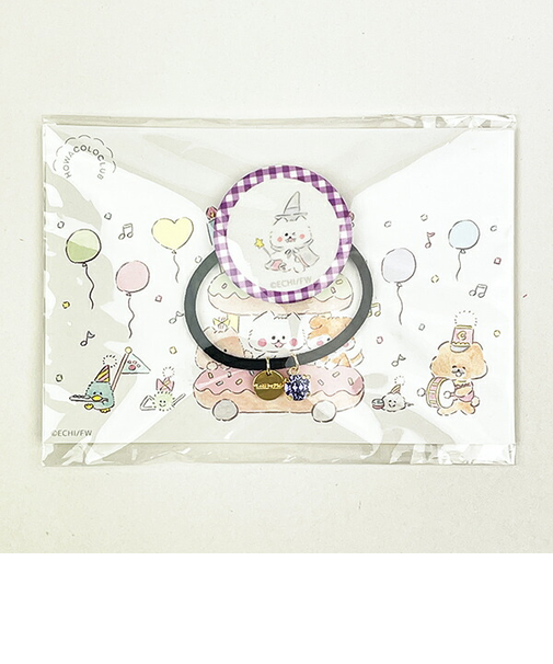 ほわころくらぶ ヘアポニー ほわころちゃん 魔女 パープル ヘアゴム アクセサリー