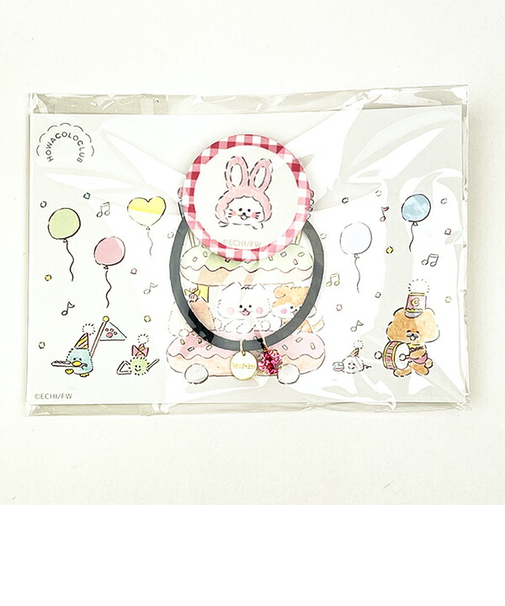 ほわころくらぶ ヘアポニー ほわころちゃん うさぎ レッド ヘアゴム アクセサリー