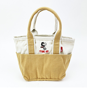 スヌーピー トートバッグ(S) (ブラウン) ランチ SNOOPY ROOTOTE ルートート コラボ