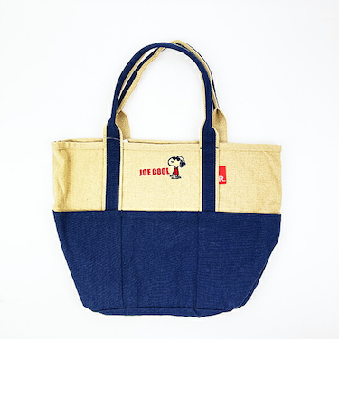 スヌーピー トートバッグ(M) (ネイビー) ランチ SNOOPY ROOTOTE ルートート コラボ