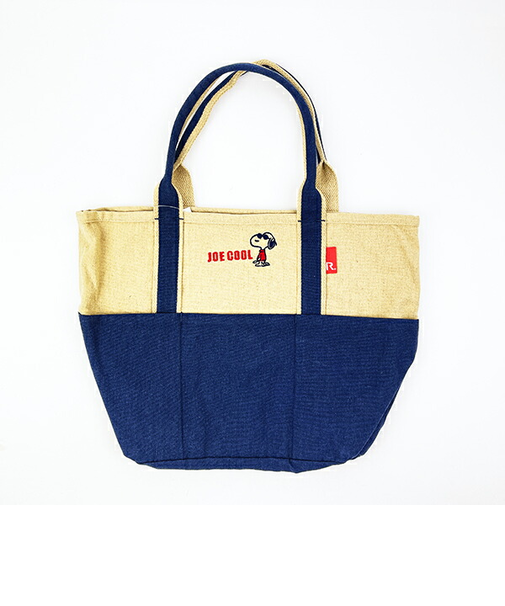 スヌーピー トートバッグ(M) (ネイビー) ランチ SNOOPY ROOTOTE ルートート コラボ