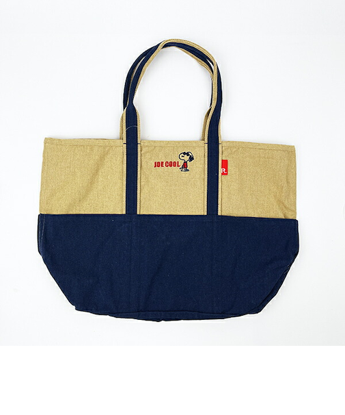 スヌーピー トートバッグ(L) (ネイビー) ランチ SNOOPY ROOTOTE ルートート コラボ