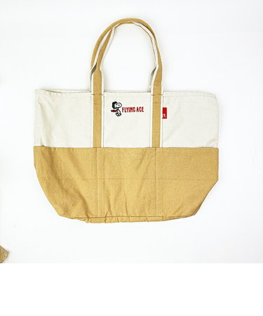 スヌーピー トートバッグ(L) (ブラウン) ランチ SNOOPY ROOTOTE ルートート コラボ