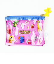 たべっ子どうぶつ THE MOVIE ミニポーチ (ピンク)