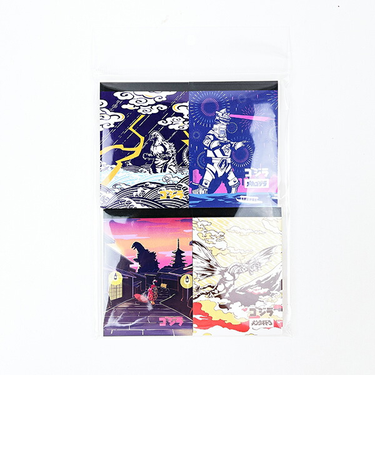 ゴジラ メガゴジラ×キングギドラ JAPANESE ART メモミニセット 文具 日本製 GOOZILLA