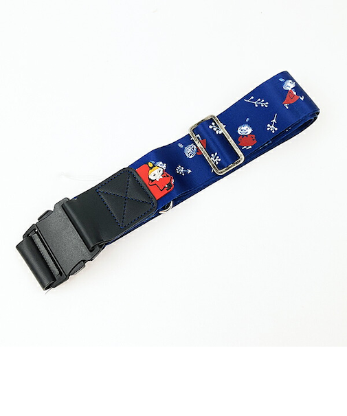 ムーミン リトルミイ ネイビー スーツケースベルト トラベル