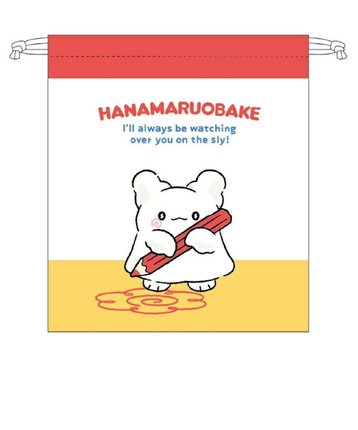 はなまるおばけ 巾着 ホワイト 小物入れ サンリオ