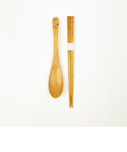 スヌーピー ウッドストック カトラリーセット(木の箸＆スプーン) 食器 SNOOPY