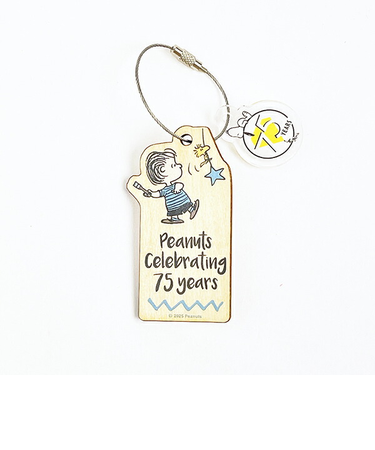 スヌーピー 木のオーナメント アクア PEANUTS 75th SNOOPY 日本製