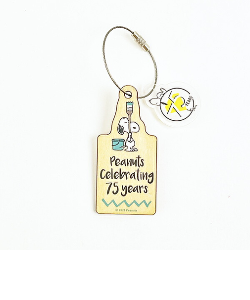 スヌーピー 木のオーナメント グリーン PEANUTS 75th SNOOPY 日本製